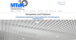 Desktop Screenshot of mtek-ing.de