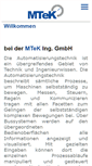 Mobile Screenshot of mtek-ing.de